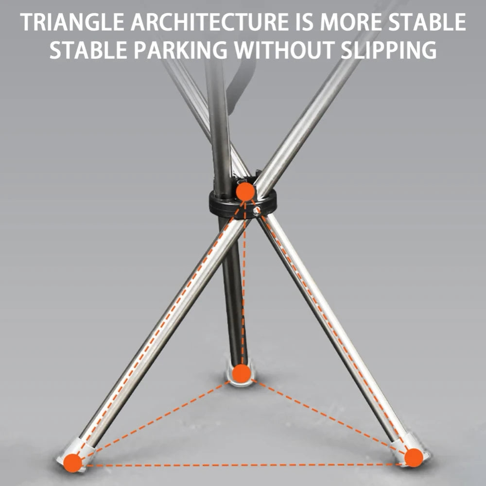 Foldable Walking Stick Stool with Seat
